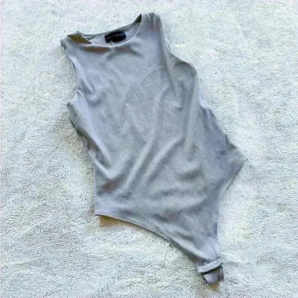House of Harlow 1960 Grey Bodysuit size XS - Picture 1 of 5